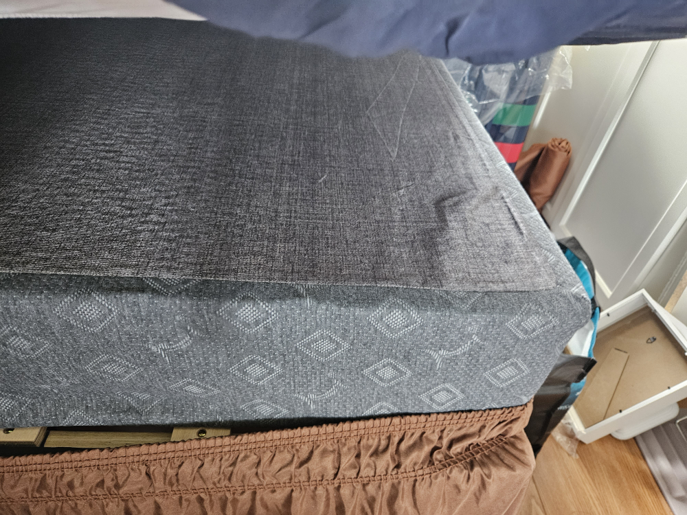 Grey Full size Box Spring