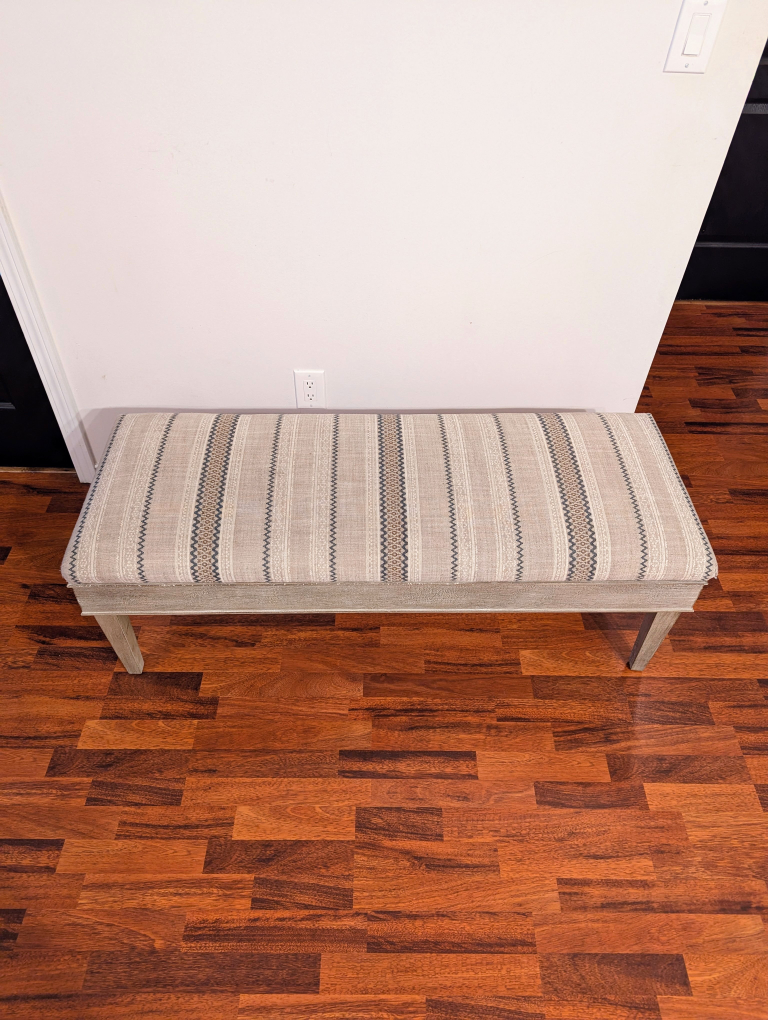 Upholstered Storage Bench - photo 2