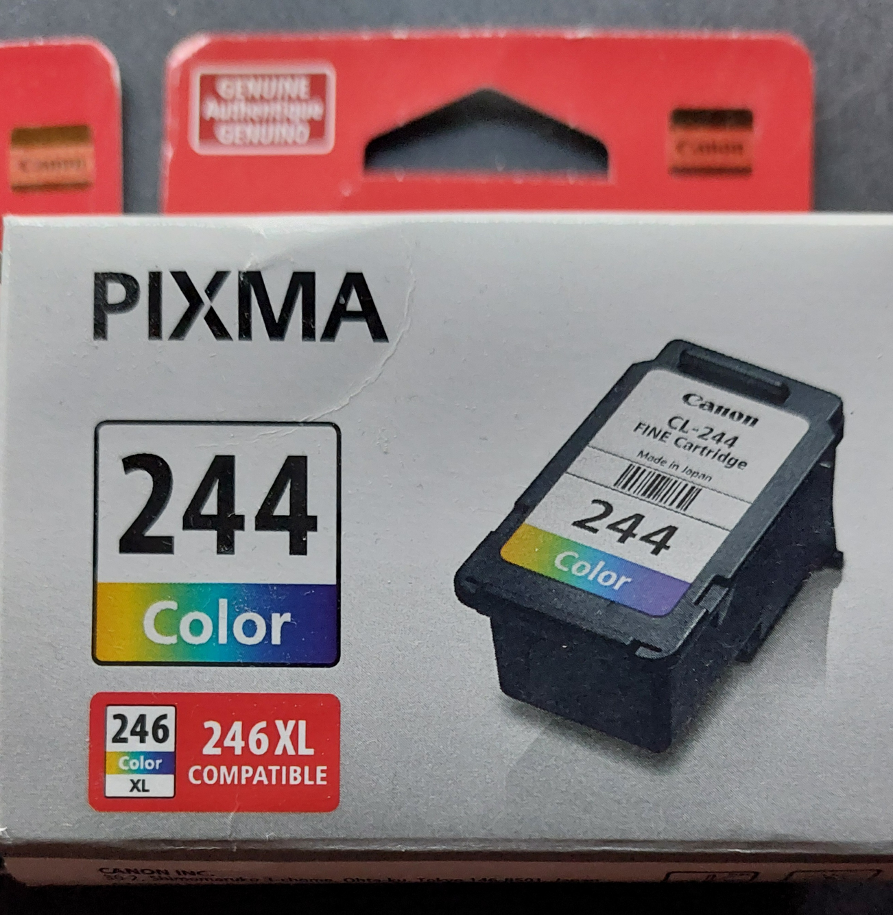 Canon black and color ink cartridges - photo 3