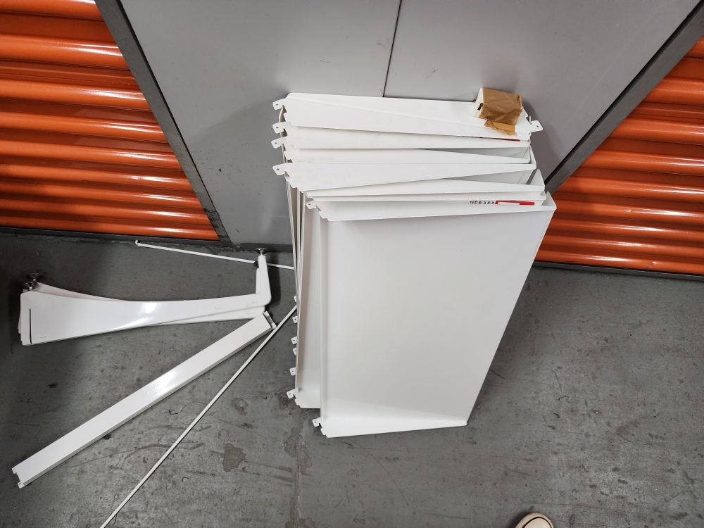 Elfa Freestanding Angled Shelving System