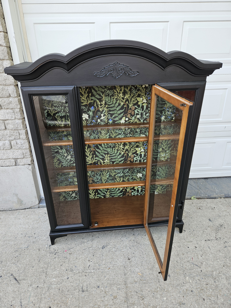Newly painted Cabinet with Glass Doors - photo 4