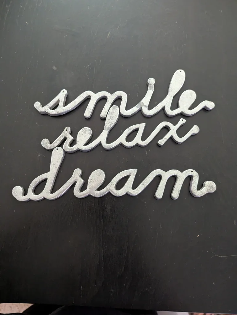 Metal Wall Art - Smile Relax Dream thumbnail