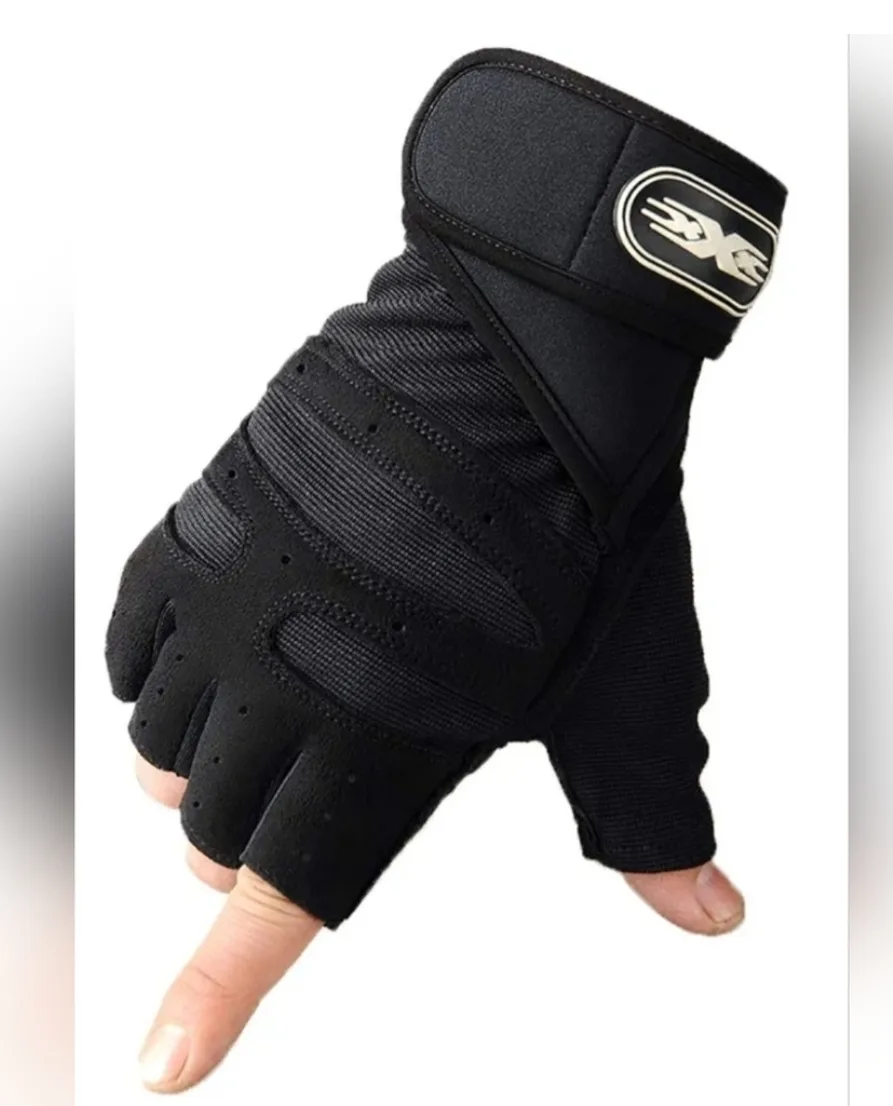 EXC Black Weight Lifting Gloves #freecycle  💚 image indicator(5)