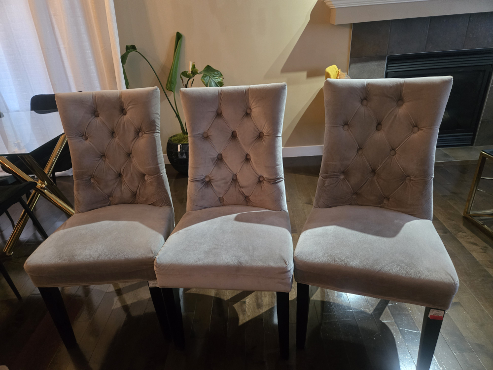 Morden Homesense Tufted Dining Chairs - Set of 3