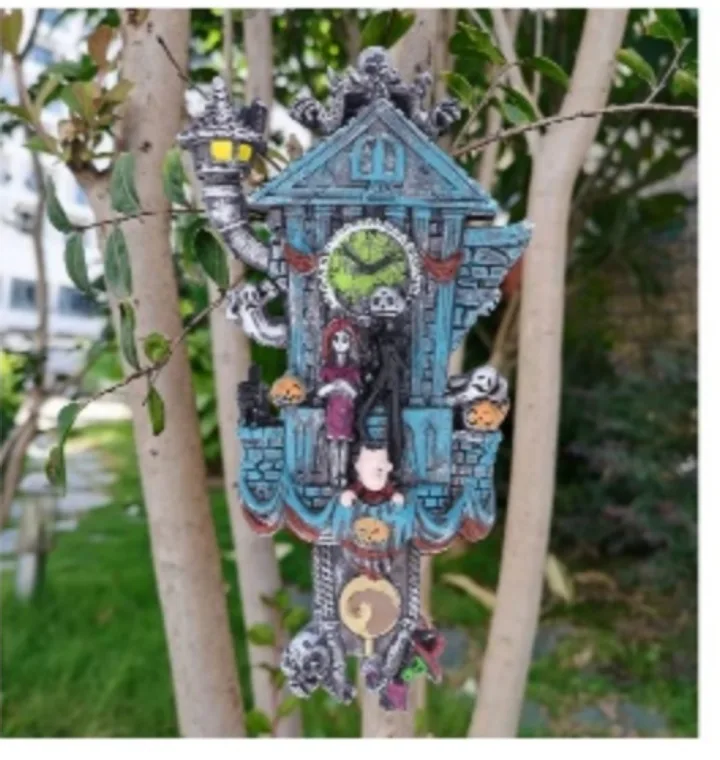 Halloween Themed Wall Clock image indicator(5)