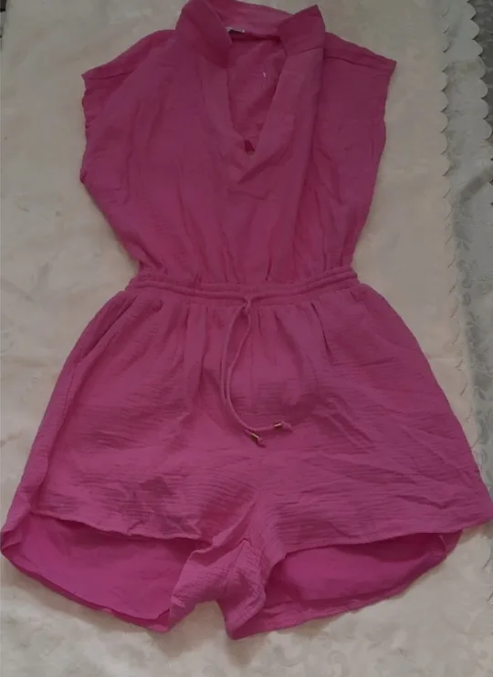 Fashion Nova Pink Romper image indicator(3)