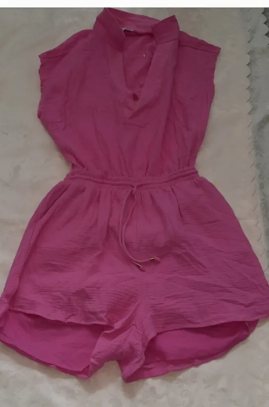 Fashion Nova Pink Romper image indicator(4)