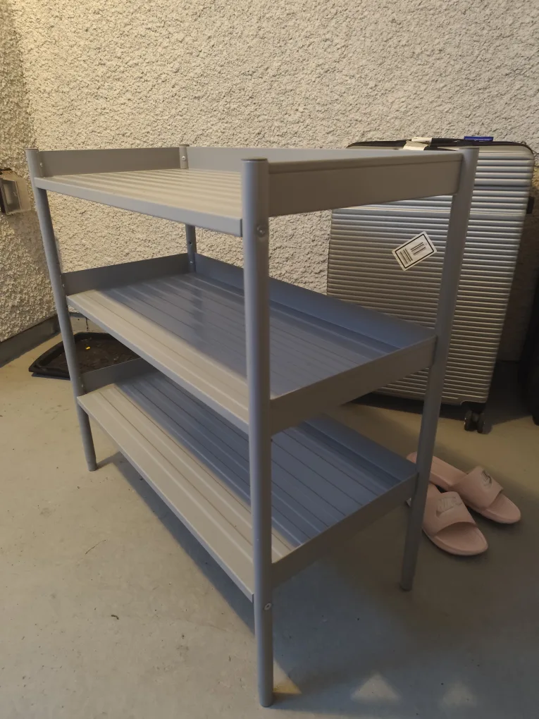 Grey metal shelving (2) image indicator(2)