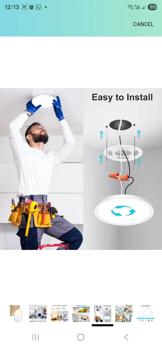 Libtit LED Ceiling Lights - 2 Pack image indicator(5)