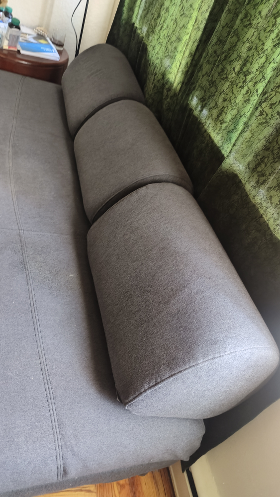 Grey Fabric IKEA Sofa Bed - photo 4