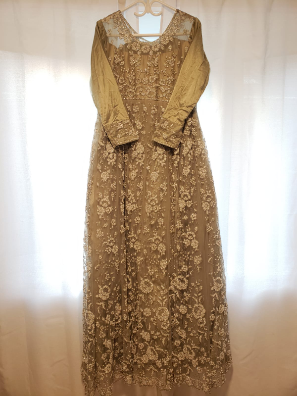 Embellished Dress with Shawl - photo 2