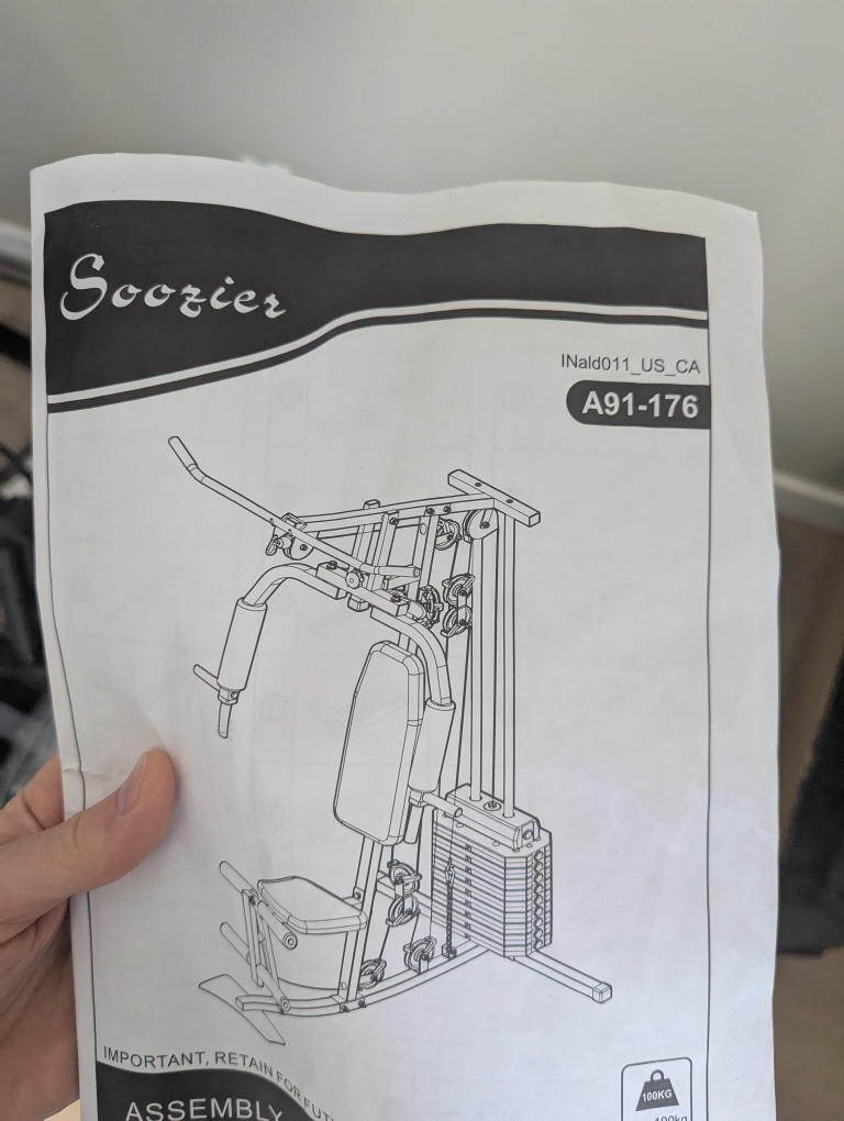 Soozier Home Gym Equipment - Multifunction Workout Machine - photo 2
