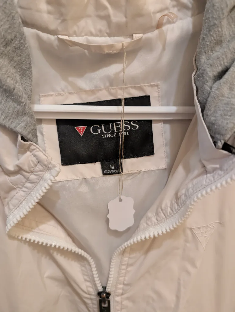 Guess white Jacket With Hood thumbnail
