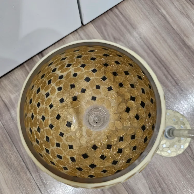 Two elegant Glass Mosaic Glass Cups image indicator(3)