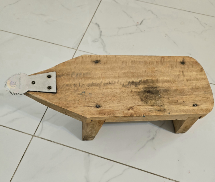 Wooden Coconut Grater