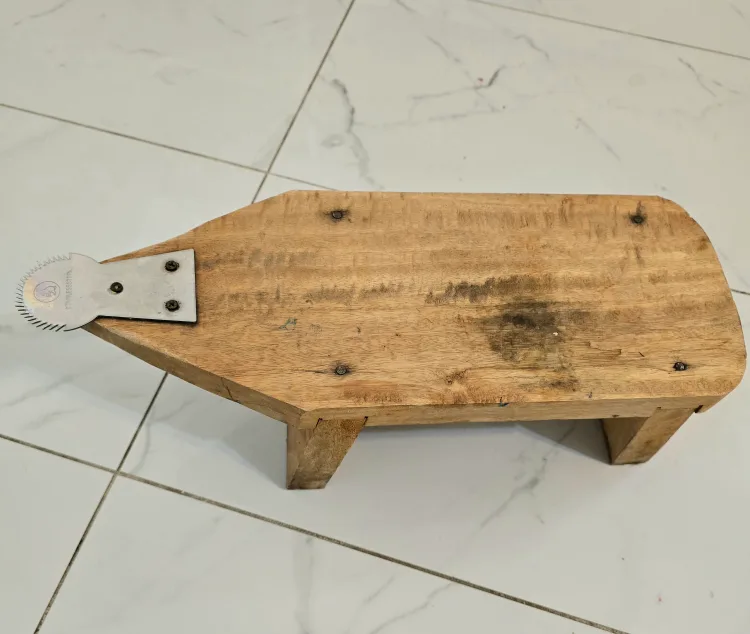 Wooden Coconut Grater thumbnail