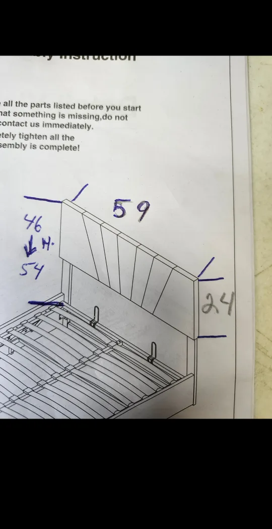 Queen NEW Bed headboard image indicator(2)
