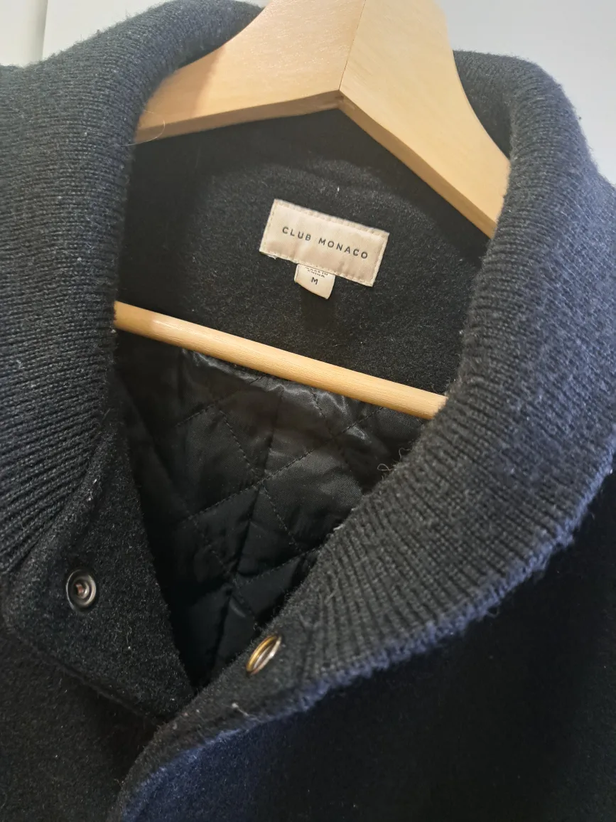 100% wool club Monaco coaches jacket/ cloak- Size M image indicator(2)