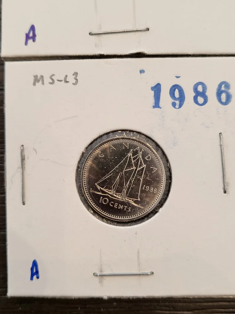 Canadian 10 Cents Coins (1985-1988) image indicator(3)