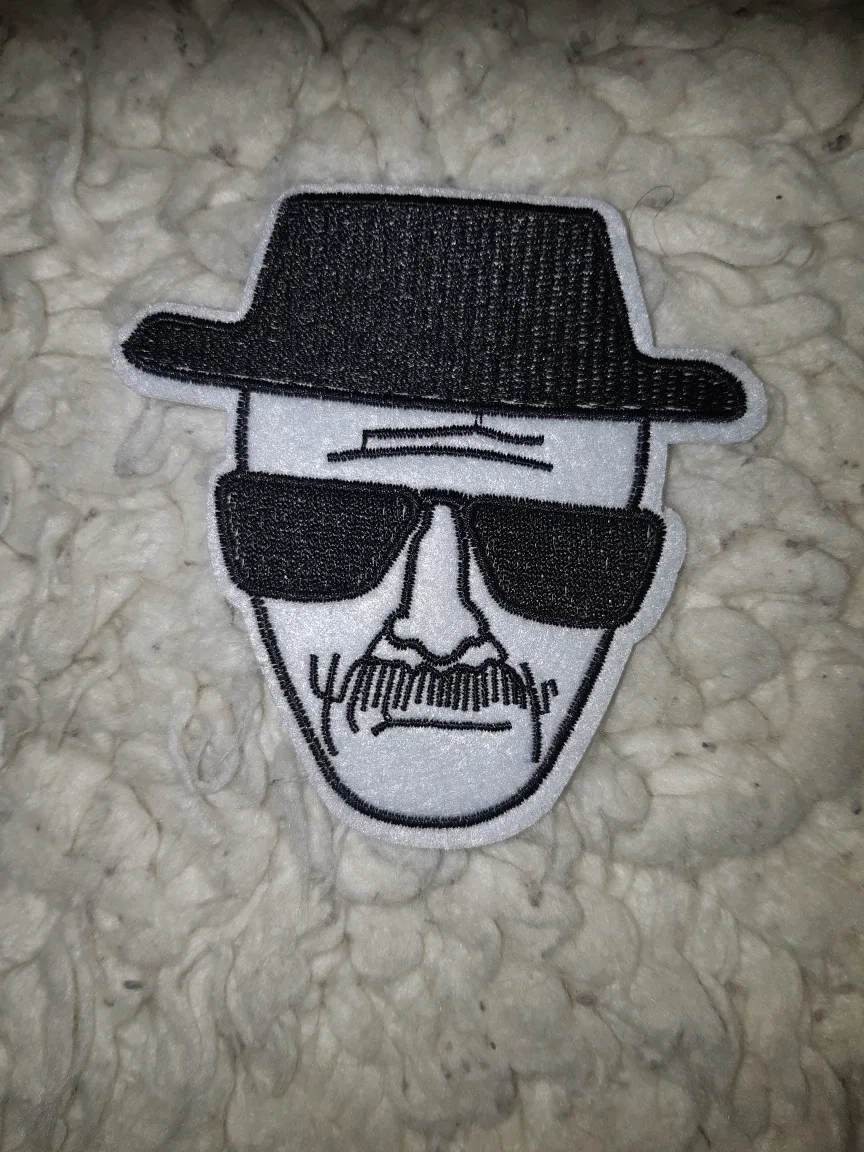 Breaking Bad Walter White iron on Patch #freecycle thumbnail