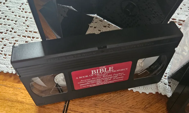 Two-volume VHS set:"The Bible: A Book of Fact and Prophecy" image indicator(9)