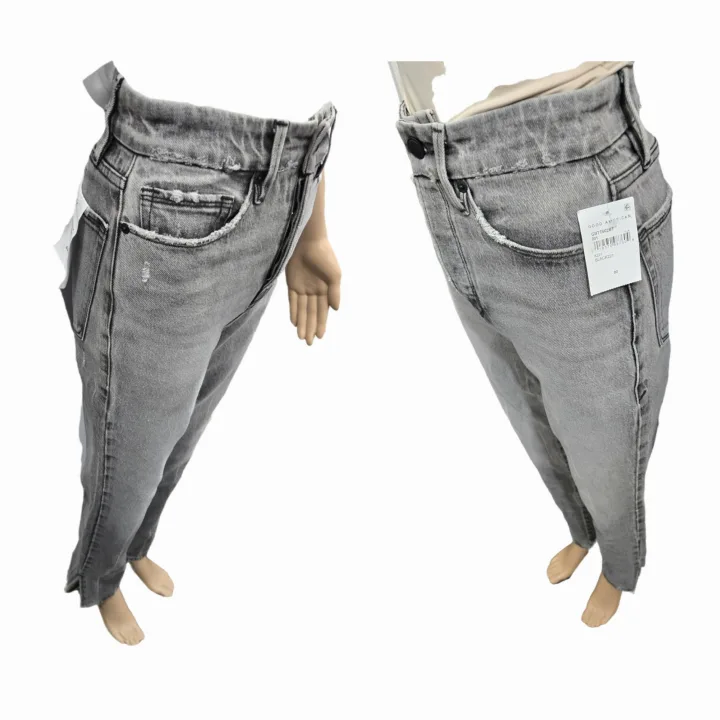 BNWTT Good American Good Boy Straight Legs Jeans Size 23-24 image indicator(4)