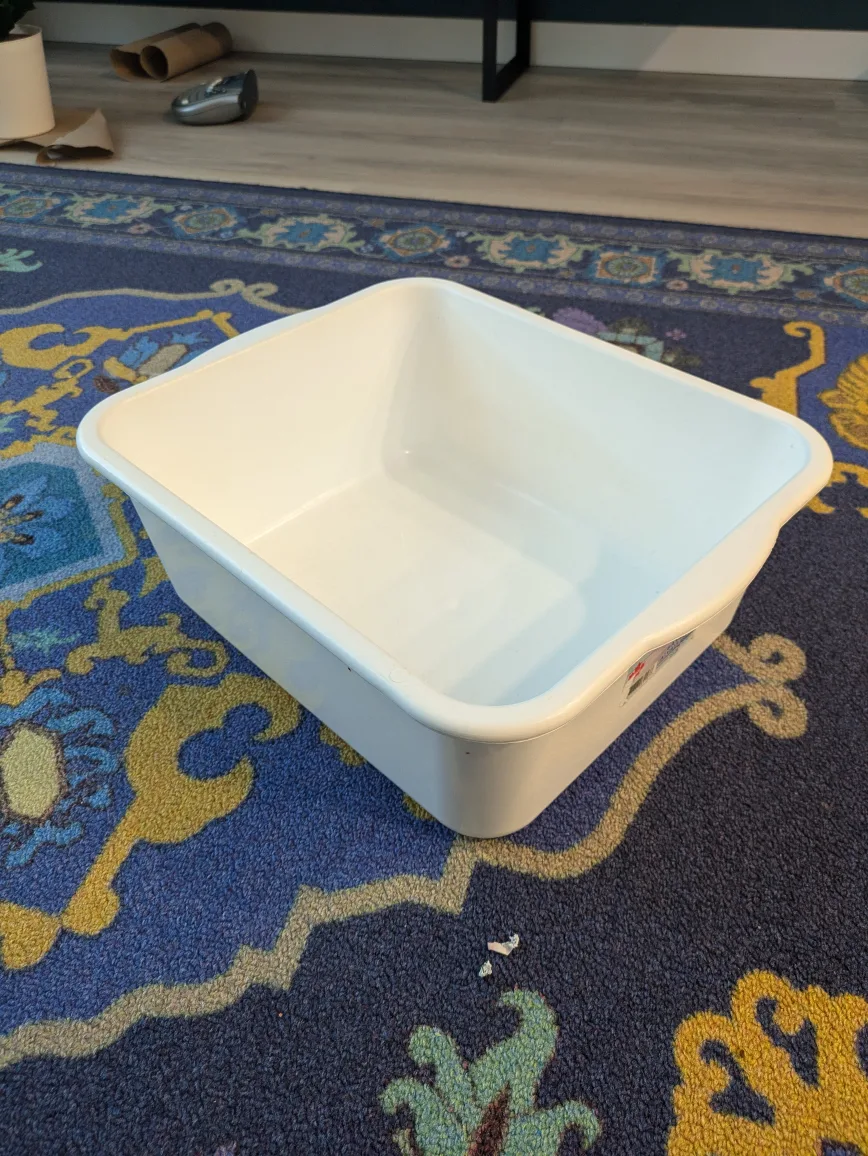 White Square Storage Bin thumbnail