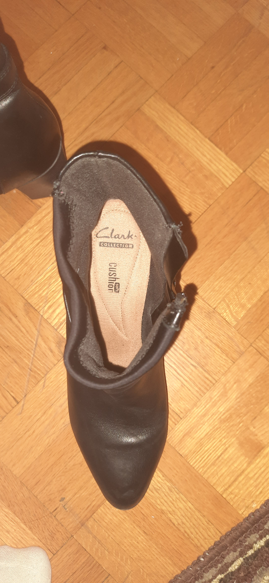 Clarks Black Leather Ankle Boots - photo 3