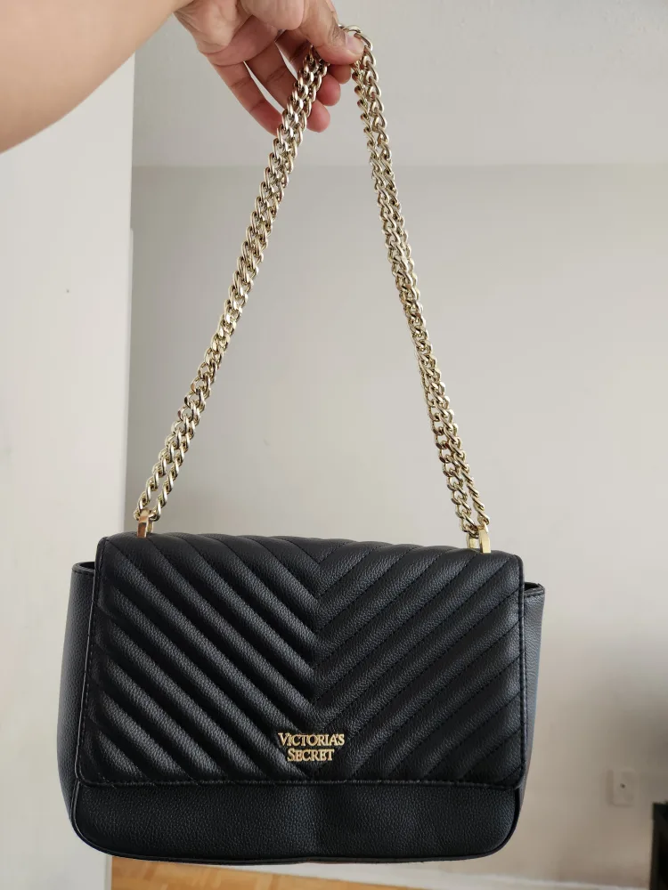 Victoria's Secret Black Chain Bag thumbnail
