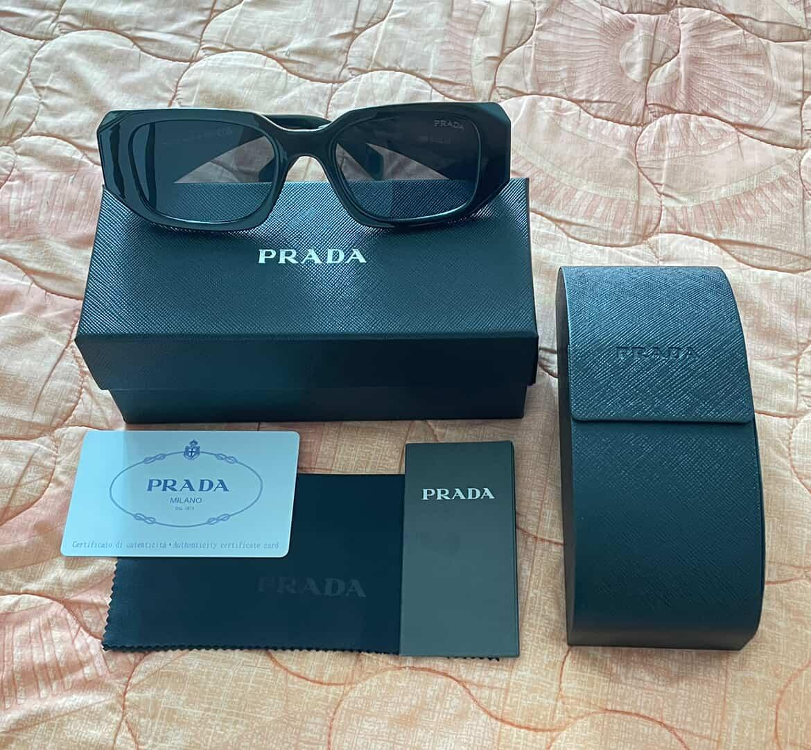 Prada Sunglasses with box, case, cloth, reciept