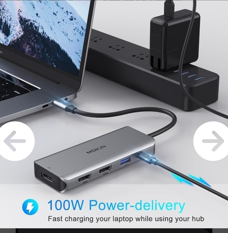 Mokin 9-in-1 USB-C Hub - Like New! - photo 3