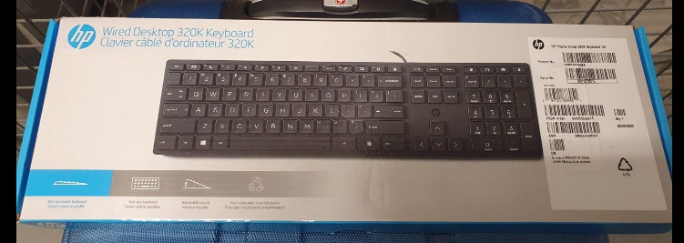 HP Wired Desktop 320K Keyboard