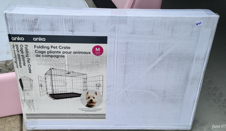 Anko Folding Pet Crate - Medium