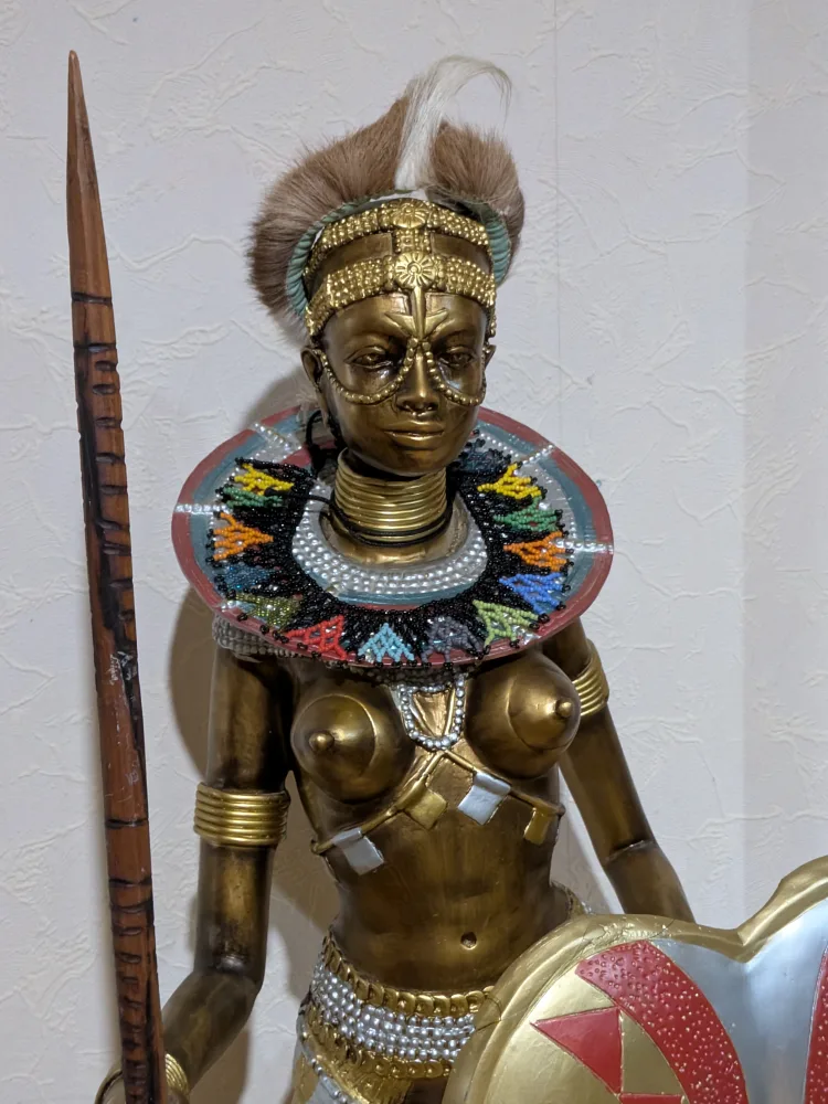 Rare Warrior  Woman Statue image indicator(2)