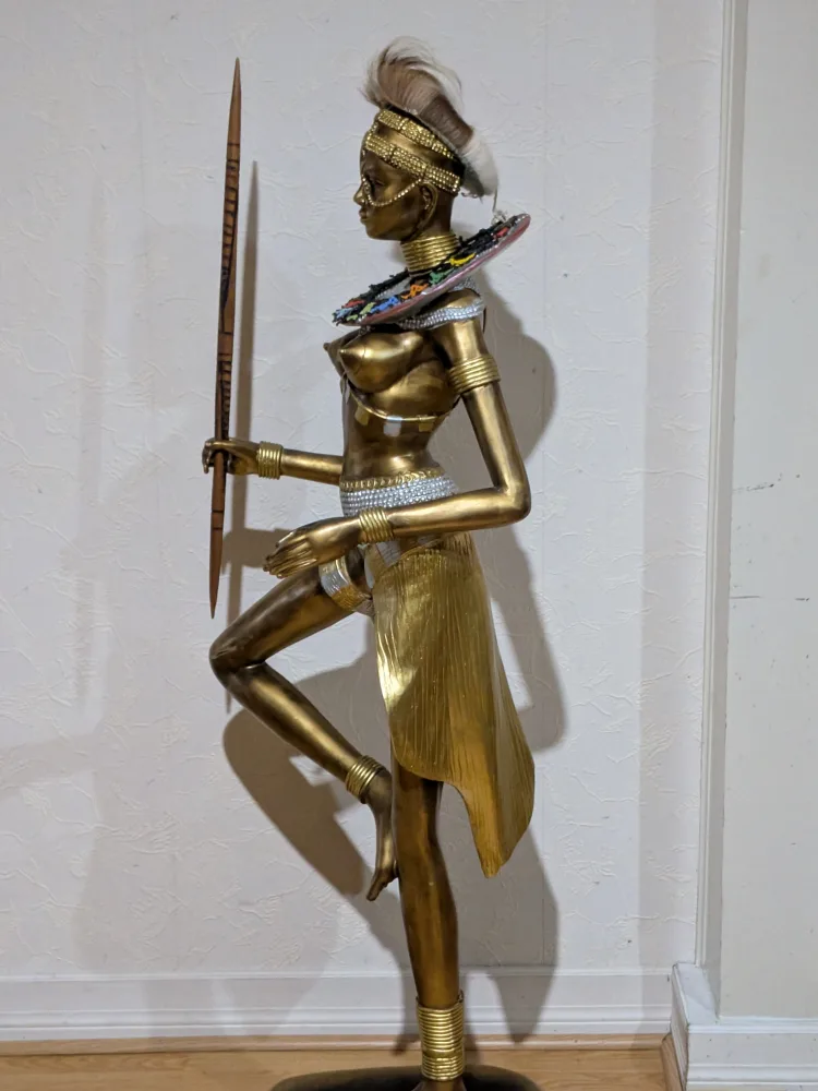 Rare Warrior  Woman Statue image indicator(4)