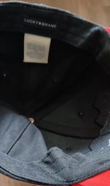 Lucky Brand Red and Black Baseball Cap image indicator(4)