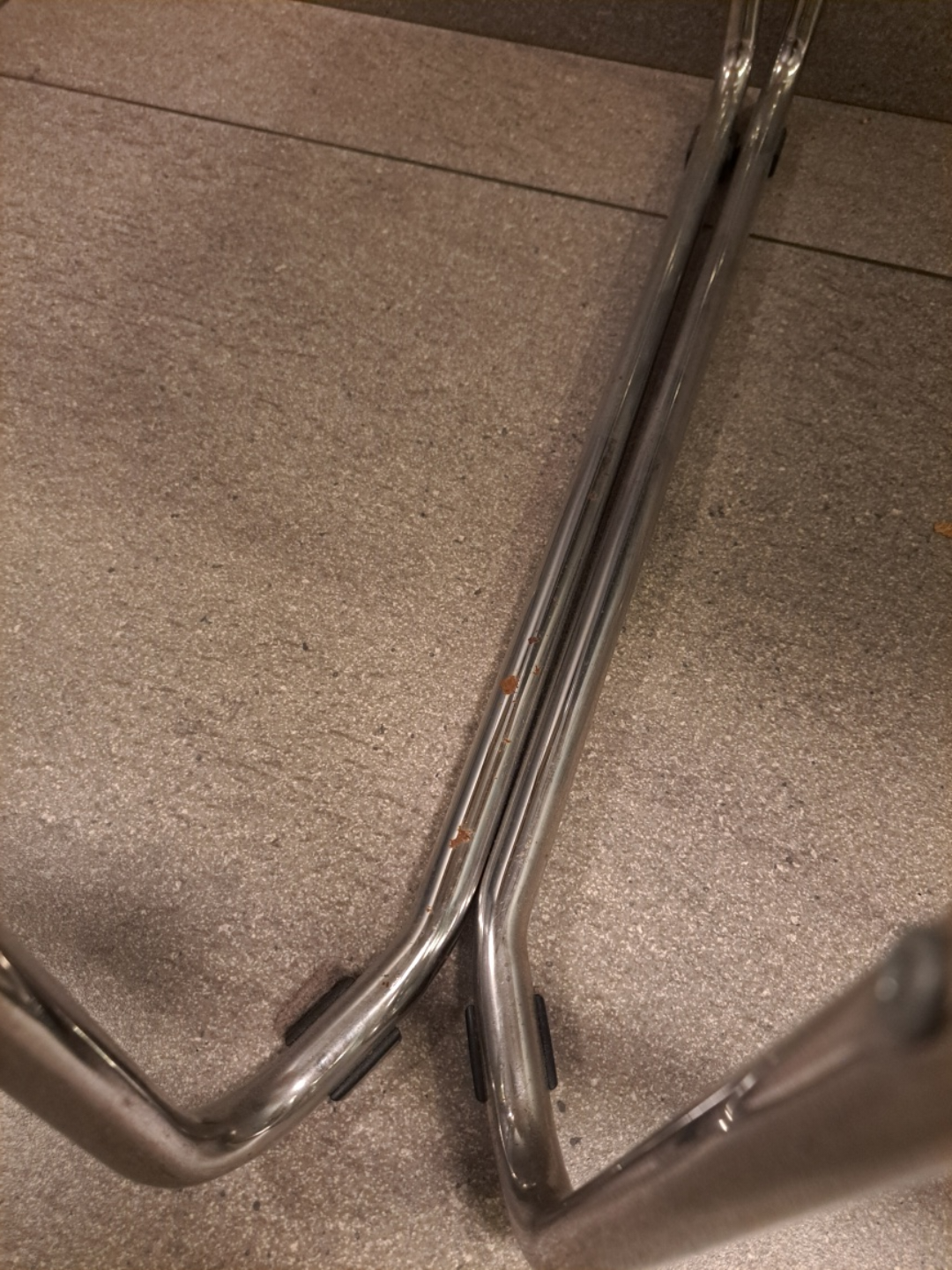 2 IKEA GLENN Bar Stools (White/Chrome) - photo 5