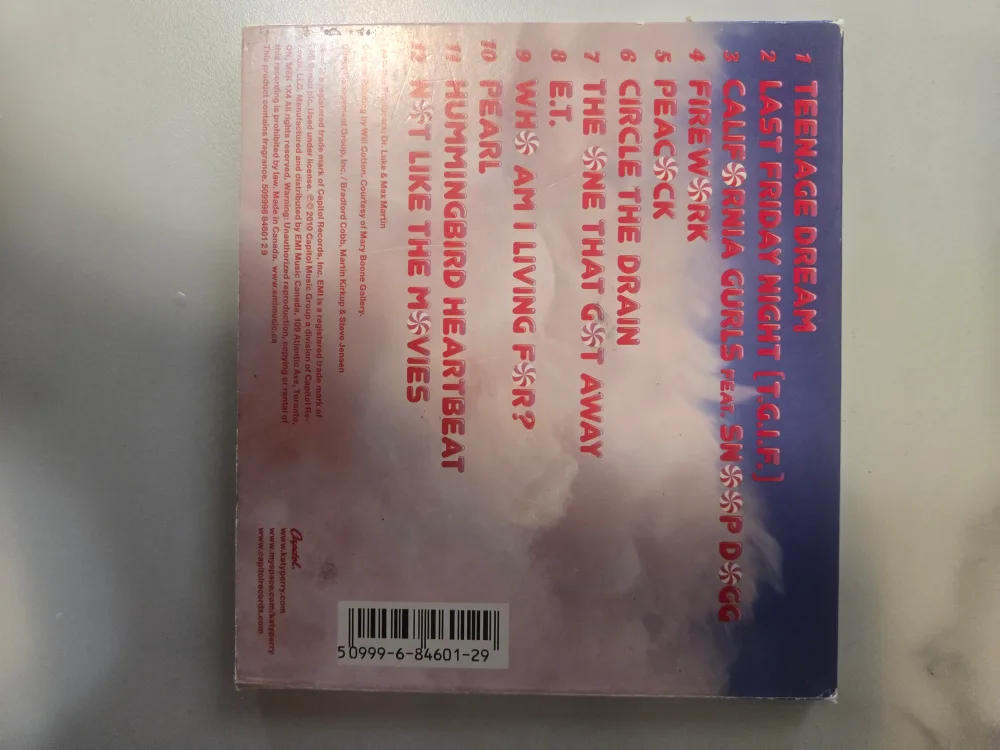 Katy Perry - Teenage Dream CD image indicator(4)