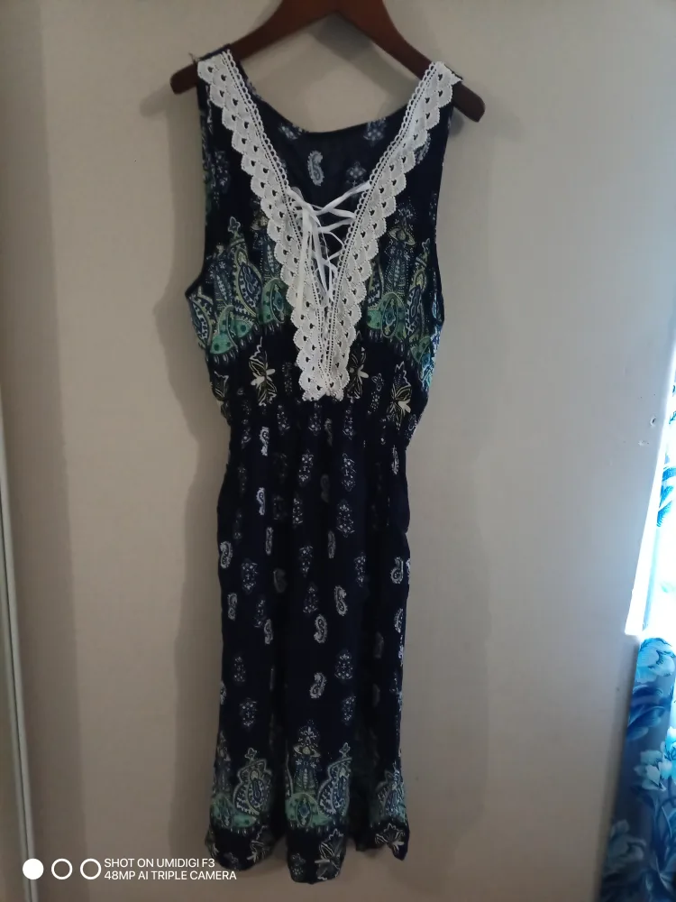 Paisley Print Romper for summer thumbnail