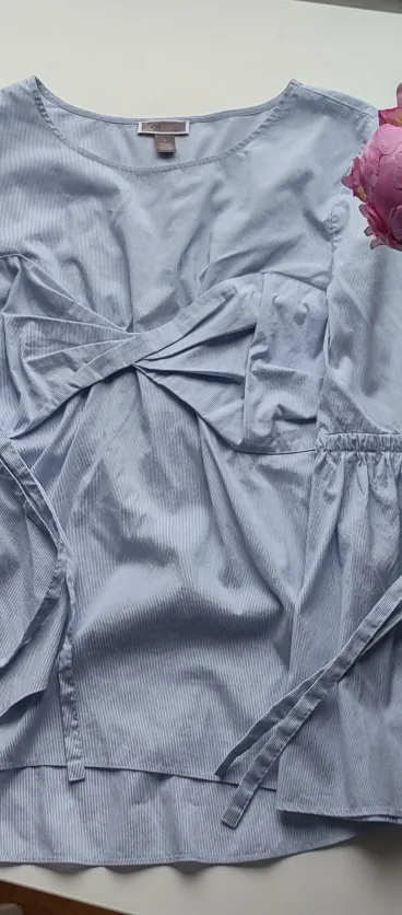 (NEW) Chelsea 28 Striped Blouse image indicator(7)