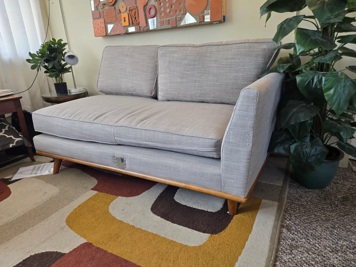 Brand New Article 2 Seater Light Grey Couch thumbnail