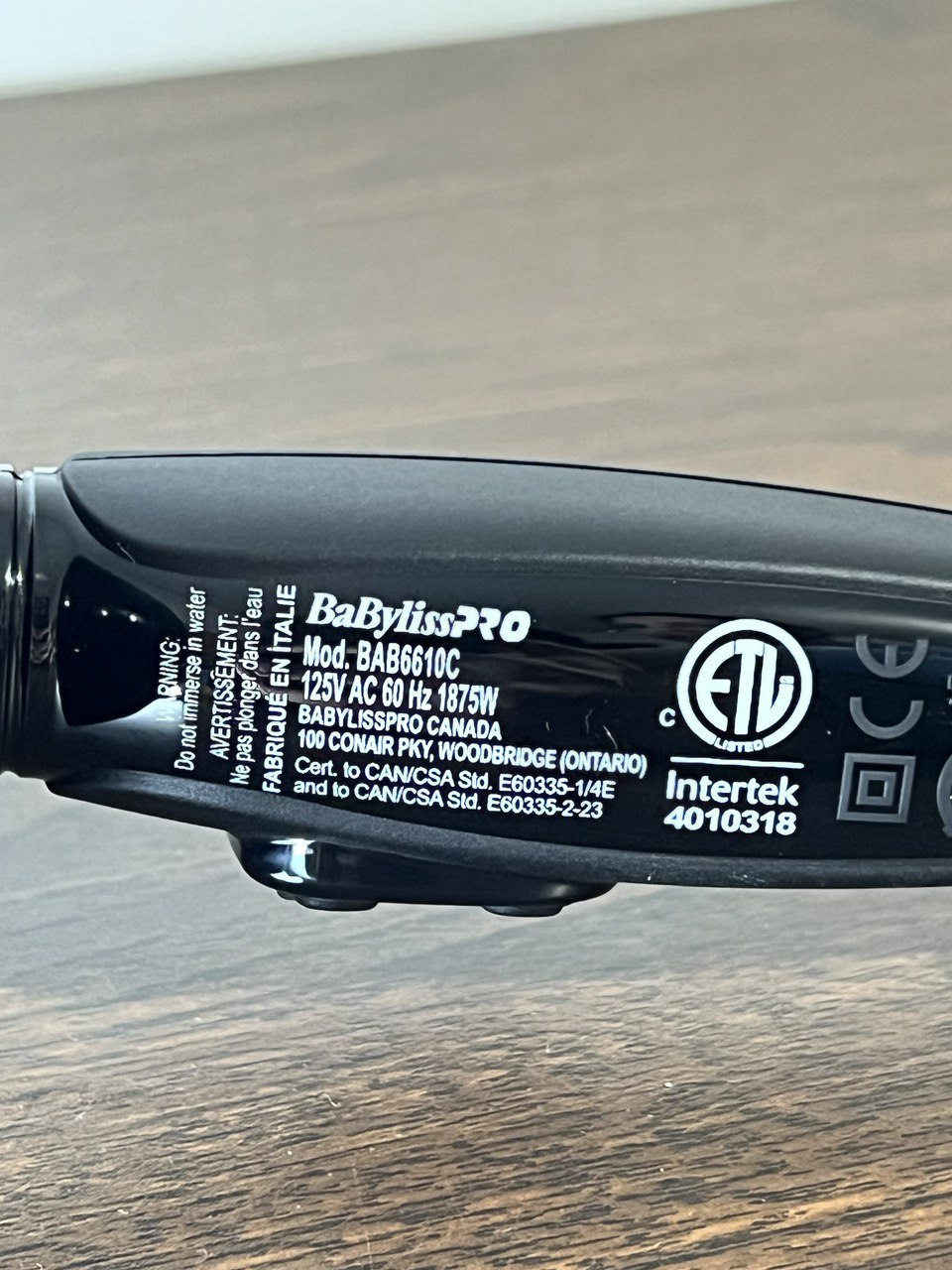 (New) BaBylissPRO® Nano Titanium™ Portofino Hairdryer - photo 2