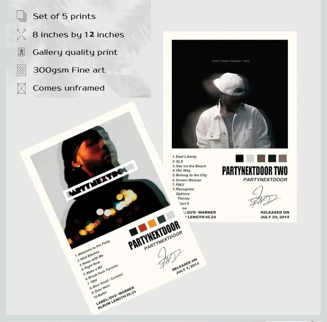 PARTYNEXTDOOR Canvas Posters image indicator(7)