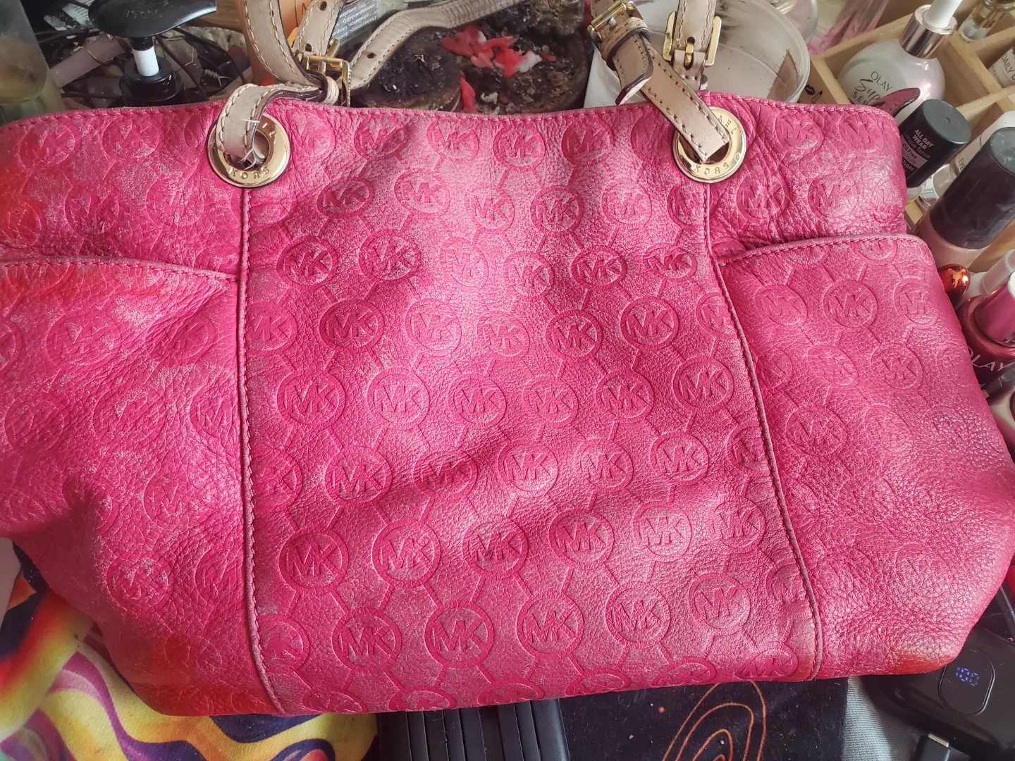 Michael Kors Pink Shoulder Bag thumbnail