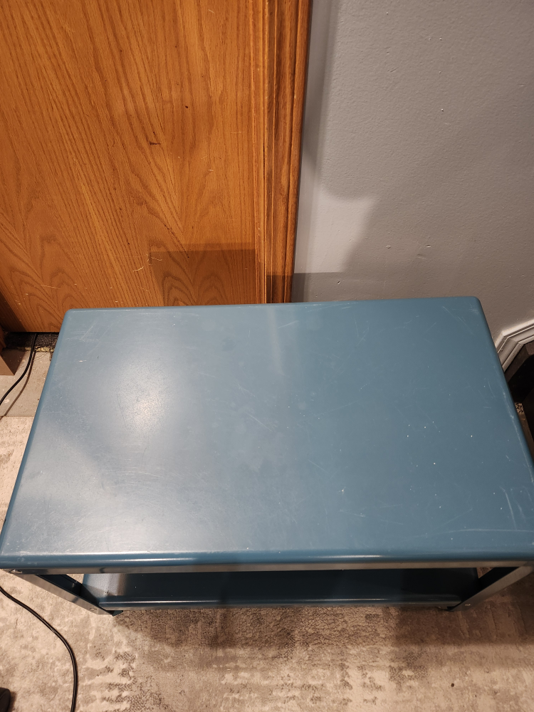 Teal Rolling Cart - photo 2