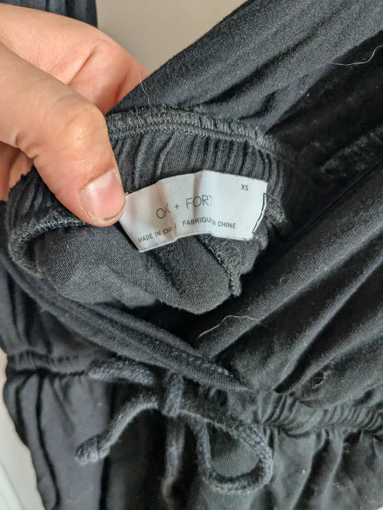 OK + FORT Black Tie Up Romper image indicator(2)