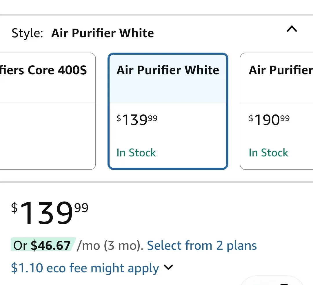 Levoit Air Purifier image indicator(8)