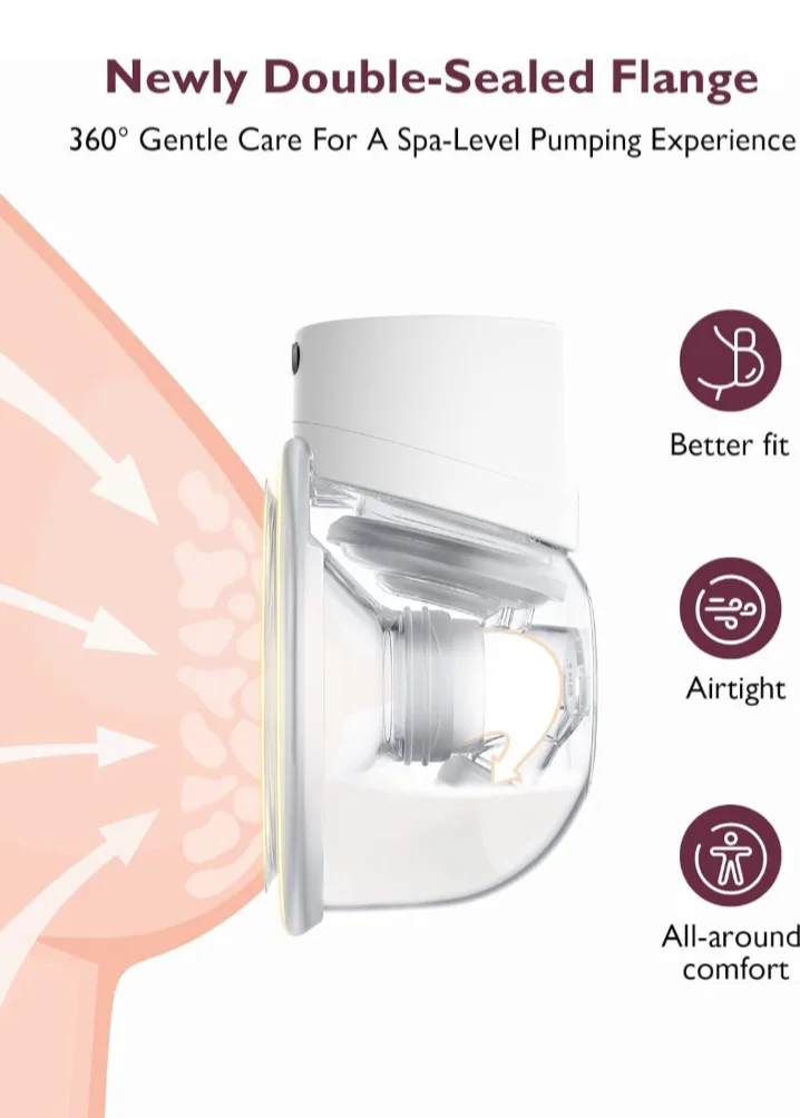 NEW!    Momcozy S12 Pro Wearable Breast Pump image indicator(4)