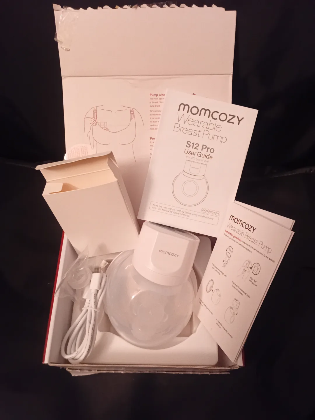 NEW!    Momcozy S12 Pro Wearable Breast Pump image indicator(9)