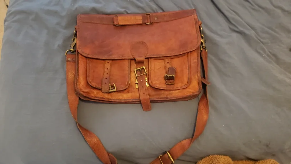 Leather Satchel Shoulder Bag thumbnail